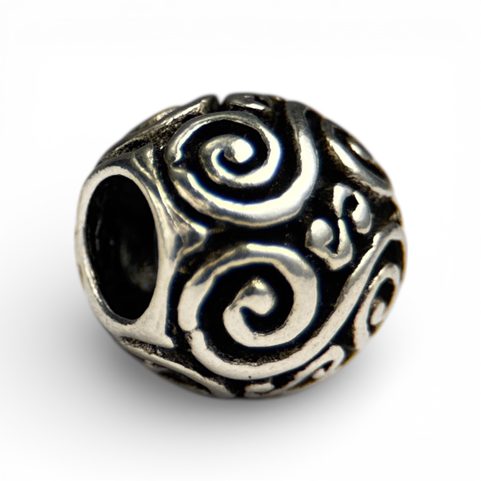 CELTIC SPIRALS - BEAD FOR BEARD AG 925