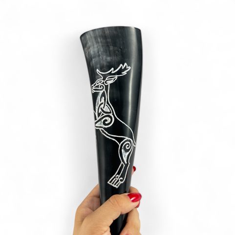 FIANNA CELTIC DEER, DRINKING HORN 0.3 L