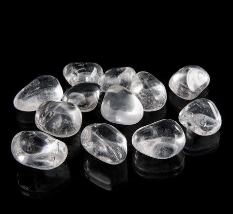 ROCK CRYSTAL, TUMBLED STONE