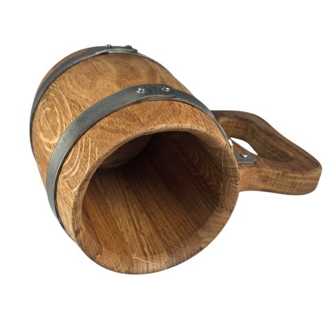 WOODEN OAK TANKARD 0,5 L