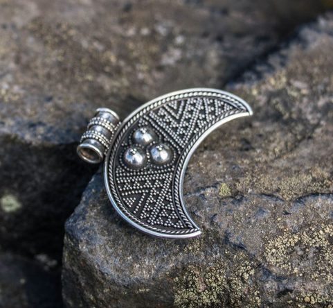 ZIVA, LUNITSA, SLAVS, VIKINGS, STERLING SILVER PENDANT
