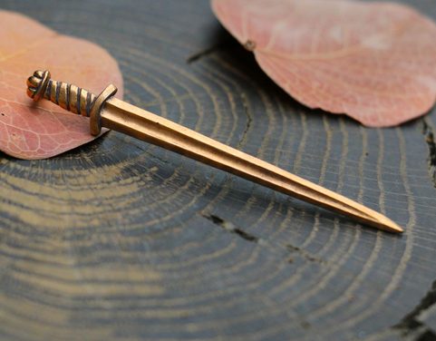 VIKING SWORD, AMULET, BRONZE