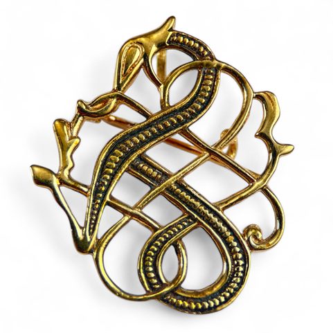 VIKING BRONZE BROOCH