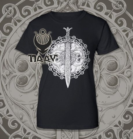 CLAÍOMH SOLAIS - SWORD OF LIGHT, LADIES' T-SHIRT