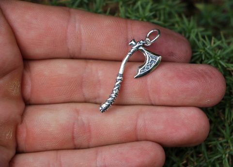 WARIOR'S AXE, PENDANT SILVER 925