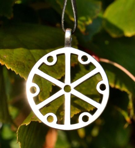 GROMOVITI ZNACI, THUNDERMARKS OF PERUN, SLAVIC AMULET, AG 925