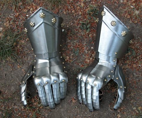 FINGER GAUNTLETS DE LUXE - BRASS