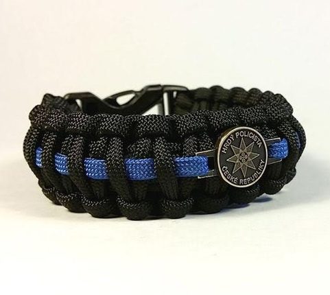 PARACORD BRACELET - CZECH POLICE SUPPORT