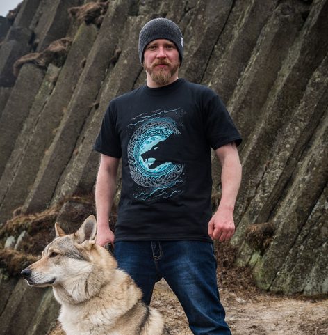 FENRIR, VIKING WOLF, T-SHIRT