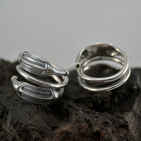 SCANDINAVIAN RING, NORDRUP - RINGSTED, DENMARK, SILVER 925/1000