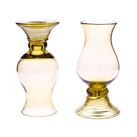 RUM GLASS, GREEN FOREST GLASS