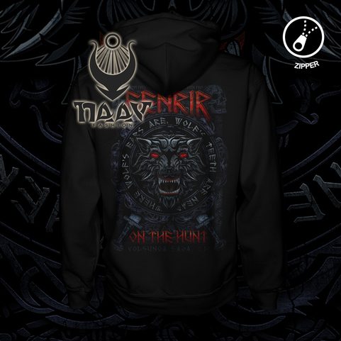 FENRIR - SWEAT À CAPUCHE, FERMETURE ÉCLAIR