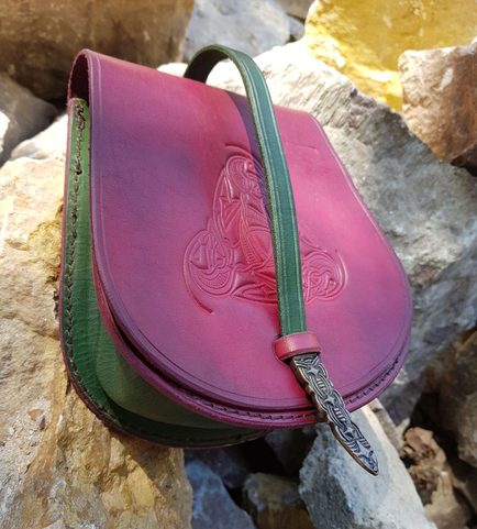GOTLAND, VIKING LEATHER BAG