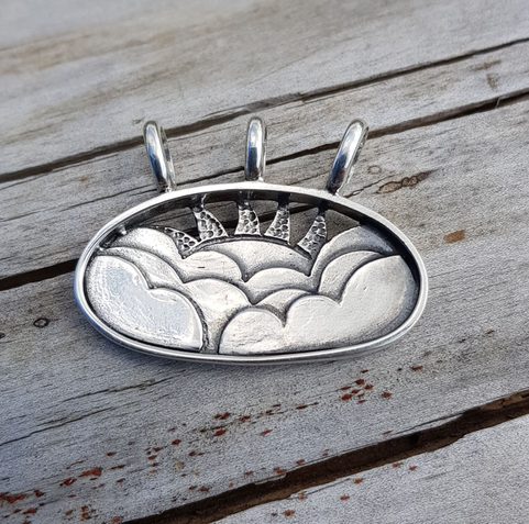 THE SKY, SILVER PENDANT