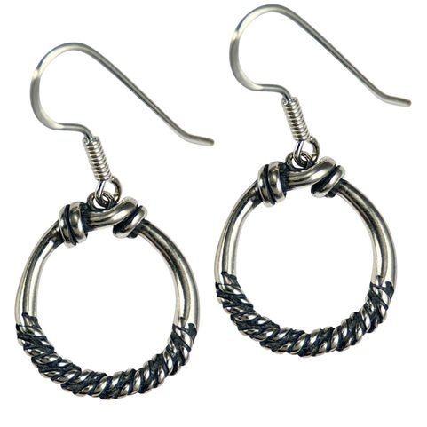 VIKING, SILVER EARRINGS, AG 925