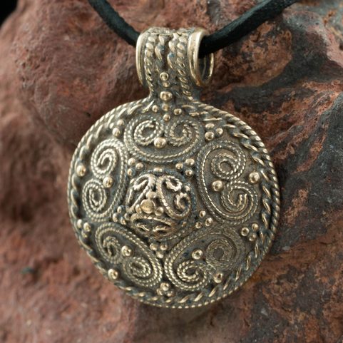 WIKINGER-ANHÄNGER, STORA RYK, FÄRGELANDA, SCHWEDEN, BRONZE