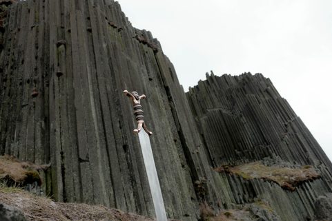 FIONN, FORGED CELTIC CHIEFTAIN SWORD