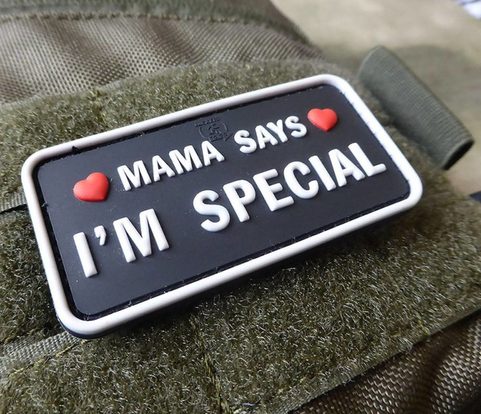 MAMA SAYS - I´M SPECIAL PATCH, SWAT 3D PATCH
