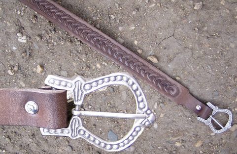 HAND CARVED VIKING BELT - GOTLAND