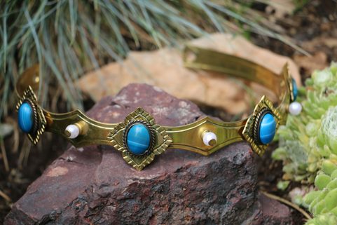MERMAID MEDIEVAL CROWN BLUE