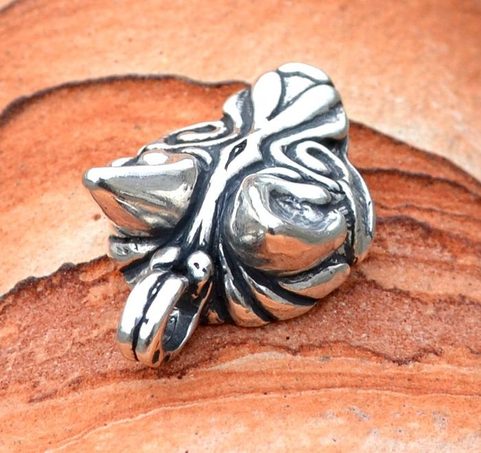 FENRIR, NORSE WOLF PENDANT, SILVER 925,