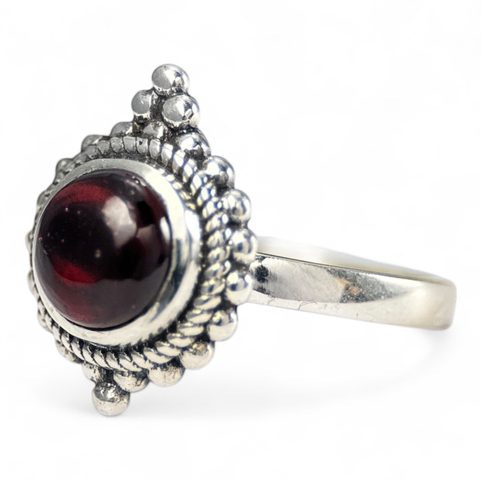 ANTONIA, RING, GARNET SILVER 925/1000