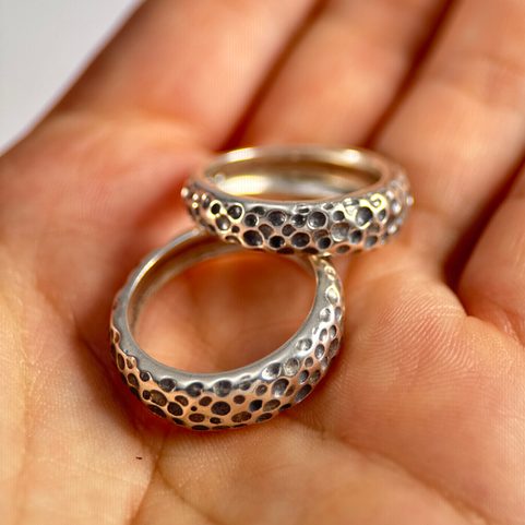 MEGALITH, STERLING SILVER RING