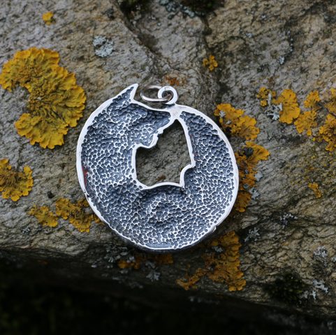 RENARD CELTIQUE, PENDENTIF ARGENT