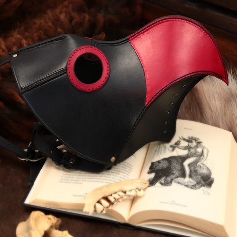 PLAGUE DOCTOR, LEATHER MASK