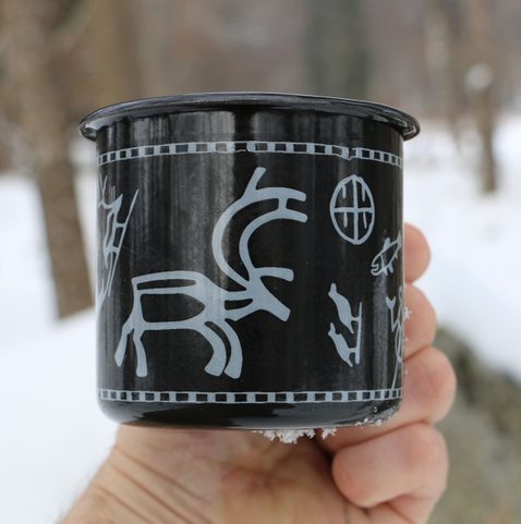 SÁMI SÁPMI LAPLAND ENAMEL MUG