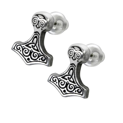 THOR HAMMER, EARRINGS, ALCHEMY ENGLAND