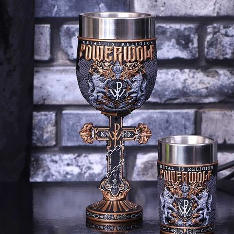 POWERWOLF METAL IS RELIGION GOBLET 22.5CM