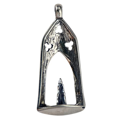 LANTERNE MÉDIÉVALE - LUMIÈRE POUR L'ÂME, PENDENTIF EN ARGENT