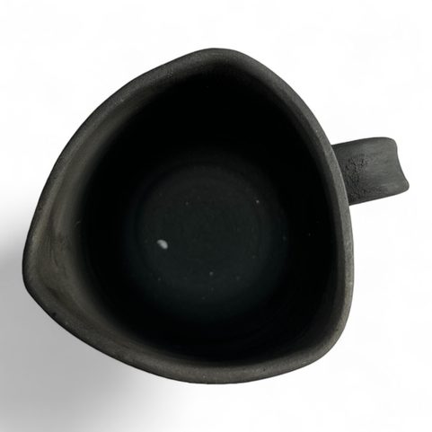 MEDIEVAL GOBLET, SMOKED CERAMICS