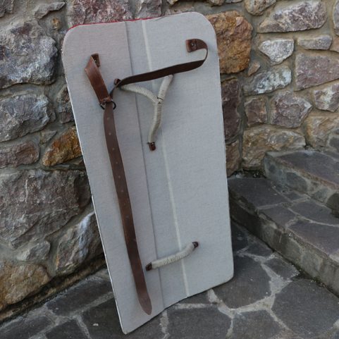 BOUCLIER MÉDIÉVAL, BOUCLIER EN BOIS PEINT À LA MAIN - KONSTANZ
