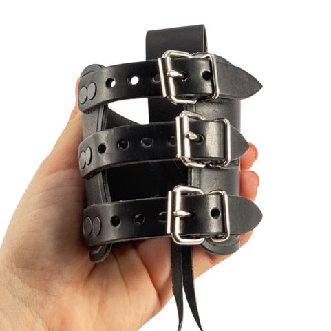 ROCKER, PORTE-CORNE EN CUIR