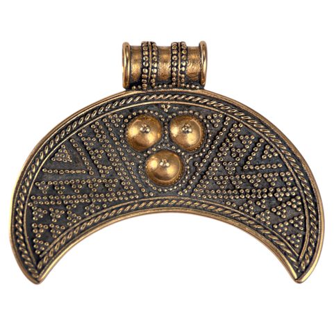 ZIVA, LUNITSA, SLAVS, VIKINGS, PENDANT, BRONZE
