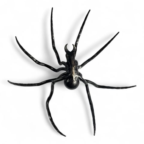 BLACK WIDOW, FORGED SPIDER FIGURE