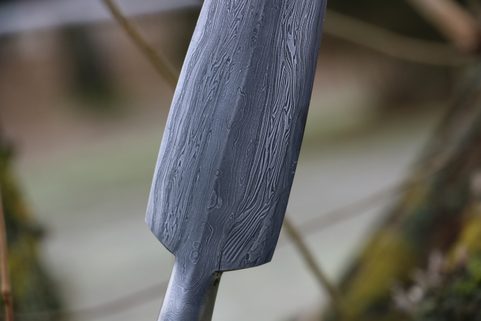 LUGH'S SPEAR, REPRODUCTION - DAMASCUS STEEL, WULFLUND FORGE