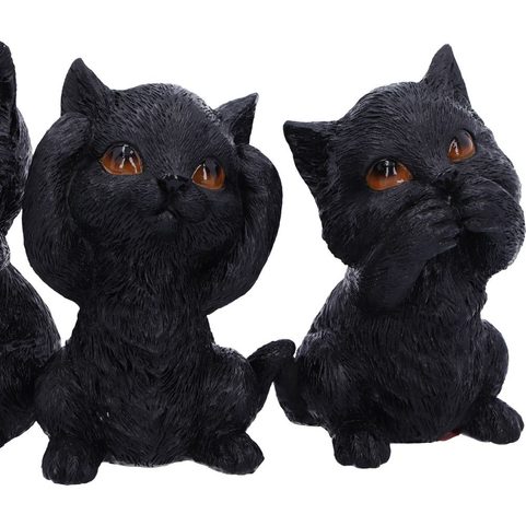 THREE CATS - I CAN'T SEE, I CAN'T SPEAK, I CAN'T HEAR, 8,8 CM