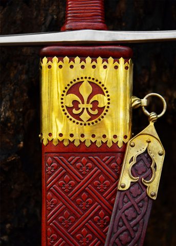 LOUP DE PASSAU, ÉPÉE À UNE MAIN ET DEMIE AVEC FOURREAU