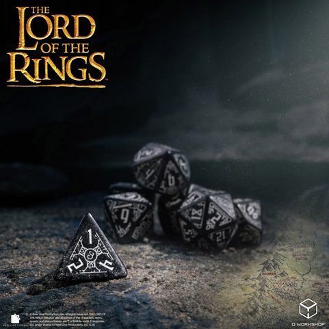 THE LORD OF THE RINGS: MORIA WÜRFELSET, GLOW IN THE DARK