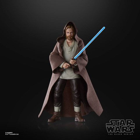 STAR WARS : OBI-WAN KENOBI FIGURINE SÉRIE NOIRE 2022 OBI-WAN KENOBI (JEDI ERRANT) 15 CM