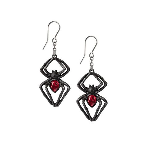BLACK WIDOW, EARRINGS, ALCHEMY ENGLAND