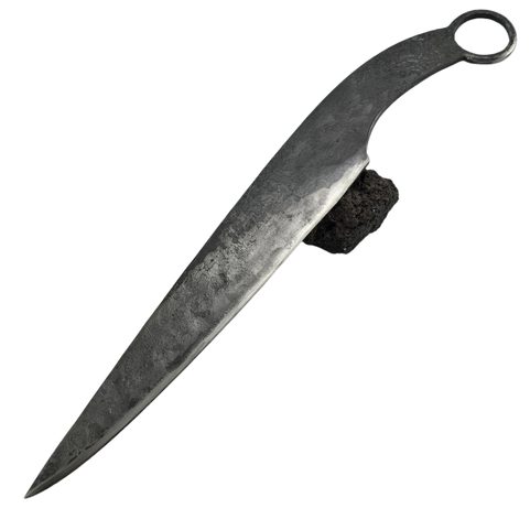 CELTIC KNIFE OPPIDUM, EXACT REPLICA OF KNIFE FROM BOHEMIA, BLACK