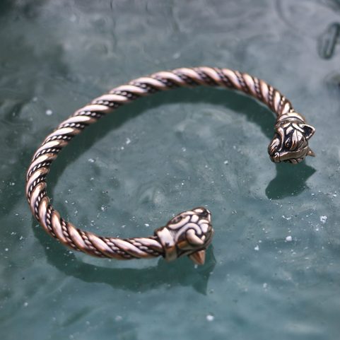 CAITLIN, CELTIC CAT, BRACELET, BRONZE
