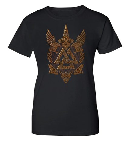 VALKNUT - VIKING WOMEN'S T-SHIRT COLORED