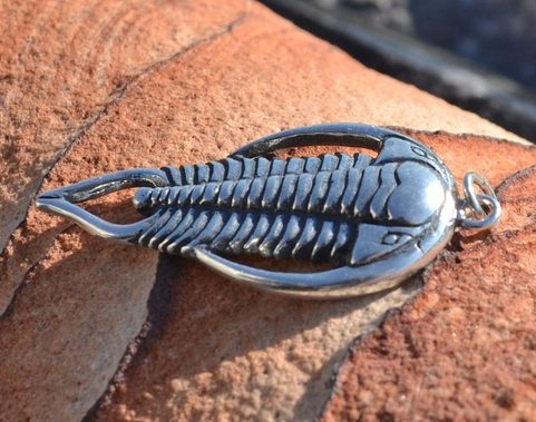 TRILOBITE, SILVER PENDANT, AG 925
