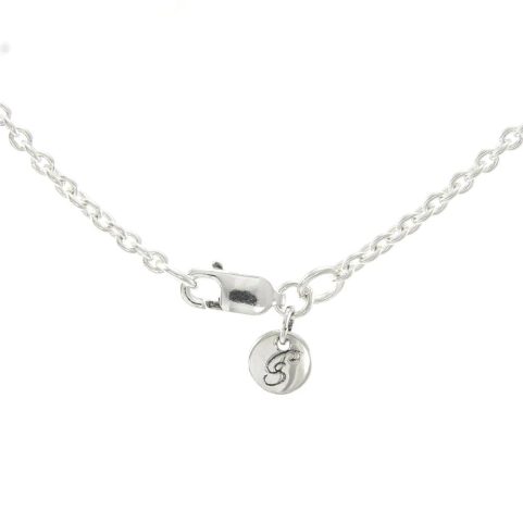 SACRED ROSE NECKLACE SILVER