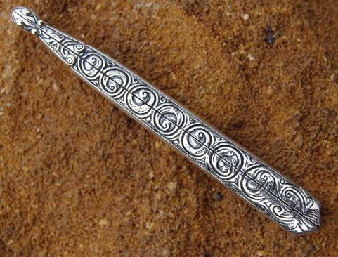 SCABBARD OF THE LA TENE SWORD, CELTIC PENDANT, AG 925